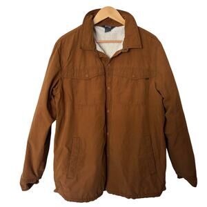 Outdoor Research Barn Chore Jacket XL Brown Sherpa Lined Men's Utility Lined